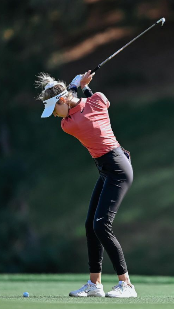 Nelly Korda in motion